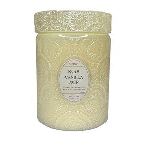 Leoben Company No 49 Vanilla Noir Vegan Soy Wax Blend Candle, 18 Oz